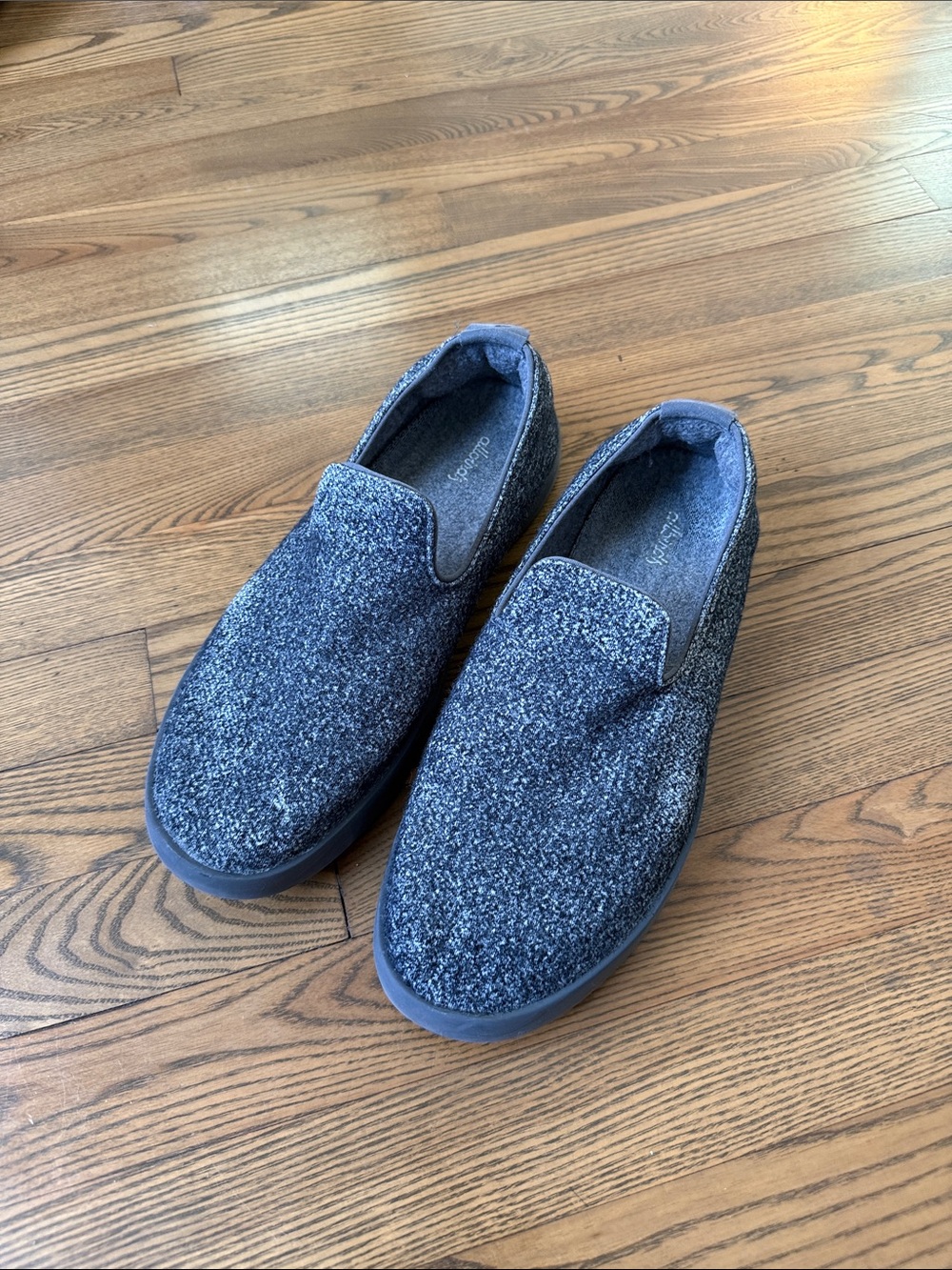 allbirds Men's Wool Slip-On Loafers in Heather Charcoal